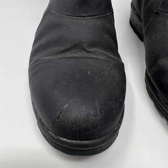 Naturalizer Black Slip On Belted Black Women's Boots Size 7.5 - Picture 4 of 10